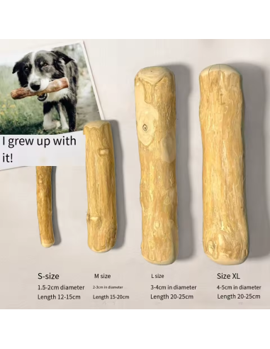 Juguete masticable madera